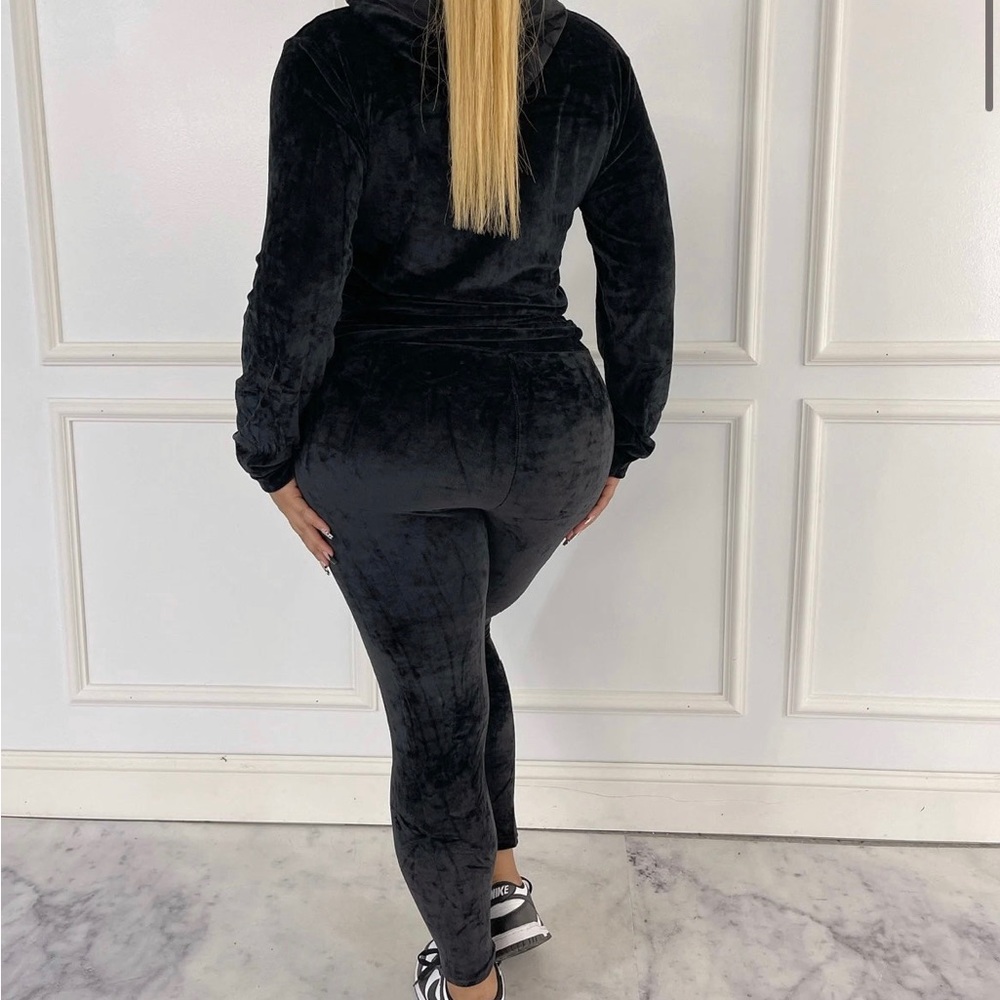 BFF Velour Jogger Set: Mauve - Picture 12 of 12